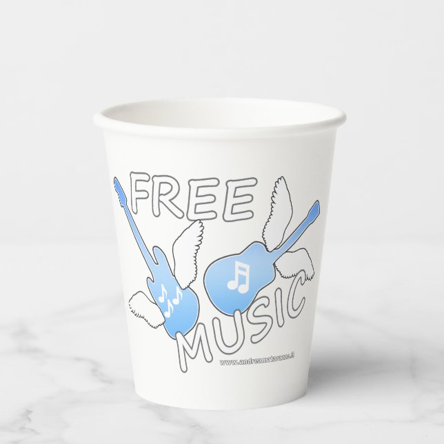 Free Music Paper Cups (Front)