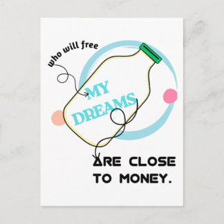 Free my dreams  postcard