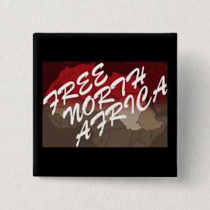 FREE NORTH AFRICA 15 CM SQUARE BADGE
