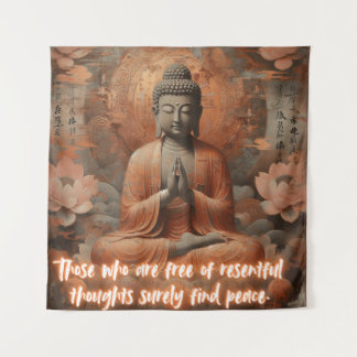 FREE OF RESENTFUL THOUGHTS TAPESTRY