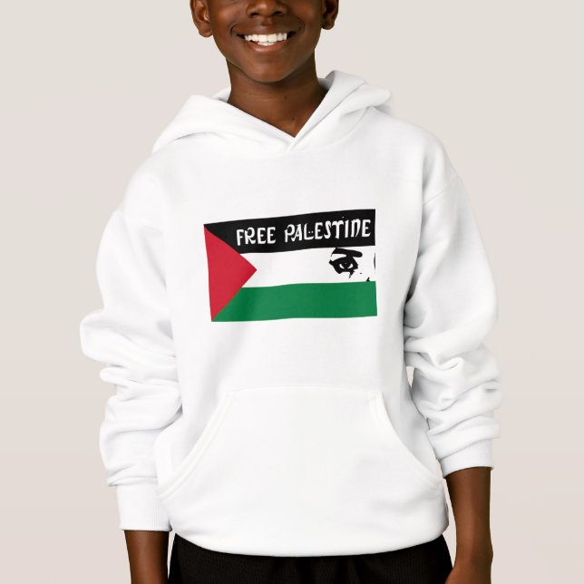 Free Palestine - فلسطين علم  - Palestinian Flag (Front)