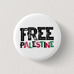 Free Palestine 3 Cm Round Badge