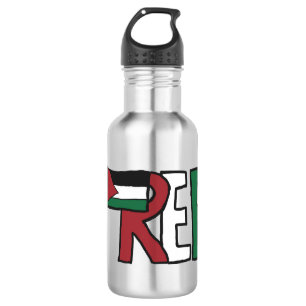 Free Palestine 532 Ml Water Bottle