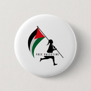 Free Palestine 6 Cm Round Badge