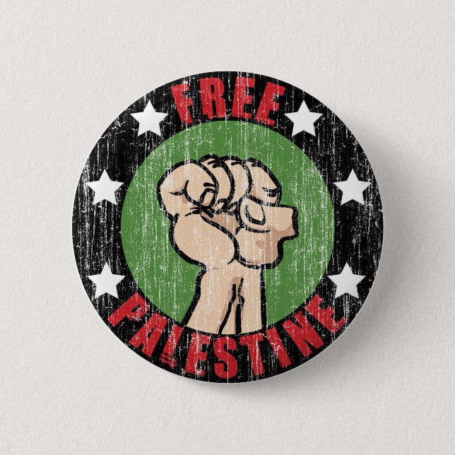 Free Palestine 6 Cm Round Badge (Front)