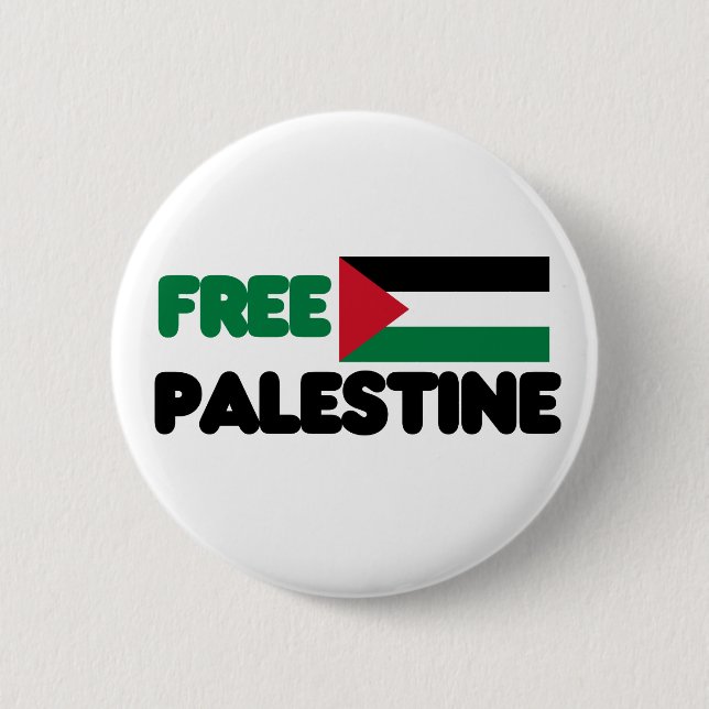 Free Palestine 6 Cm Round Badge (Front)