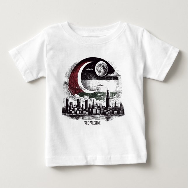 Free Palestine  Baby T-Shirt (Front)