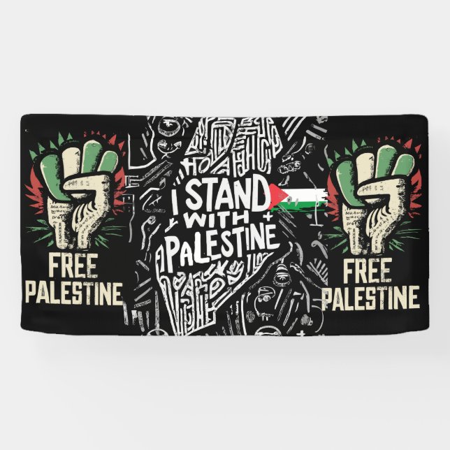 free palestine banner  (Horizontal)