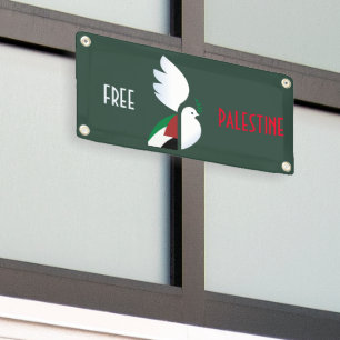 Free Palestine Banner – Human Rights Awareness