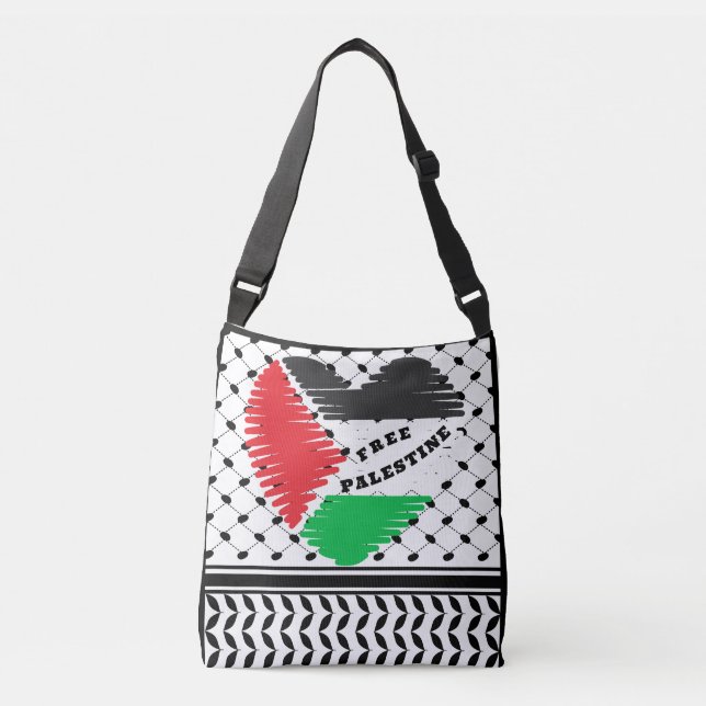 FREE PALESTINE CROSSBODY BAG (Front)