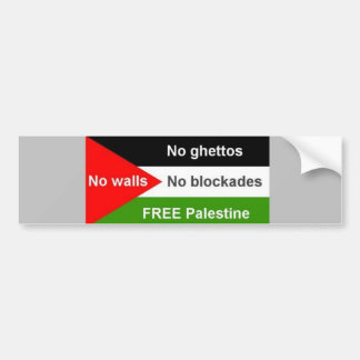 Free Palestine - Customised Bumper Sticker