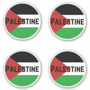 FREE PALESTINE FLAG Custom-Cut Vinyl Sticker