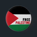 Free Palestine | Flag of Palestine | Anti War 6 Cm Round Badge<br><div class="desc">Championing Peace and Freedom: Spread the message for a Free Palestine and join the global movement against war. Stand up for justice,  human rights,  and lasting peace with this powerful statement.</div>