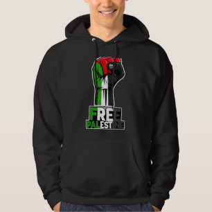 Free Palestine Flag of Palestine Palestinian fist  Hoodie