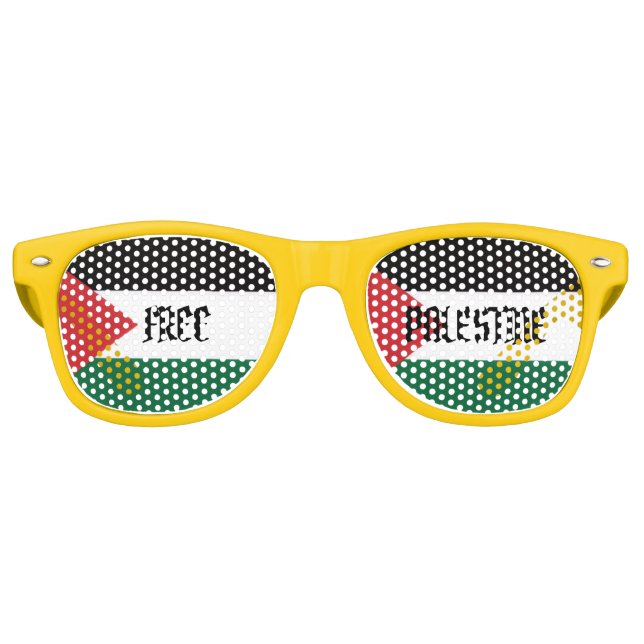 Free Palestine Flag Shades / Sunglasses (Front)