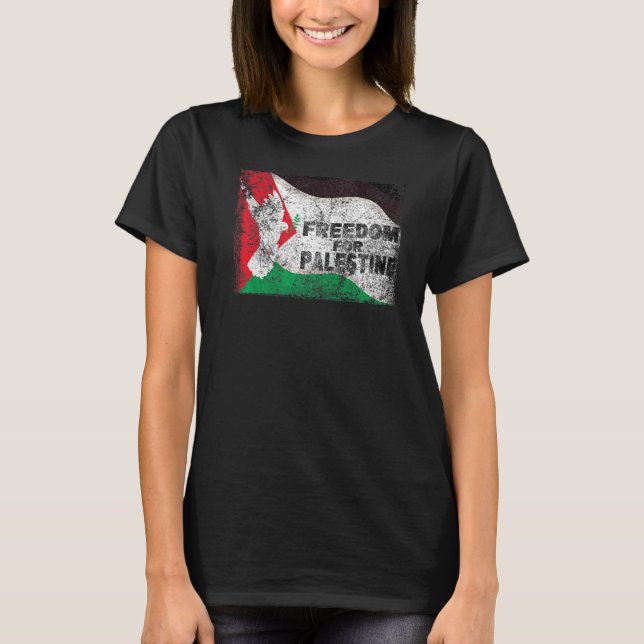Free Palestine For Palestinian People Gaza Palesti T-Shirt (Front)