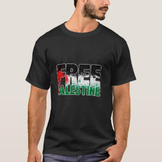 Free Palestine Free Gaza Palestine Flag t-shirt