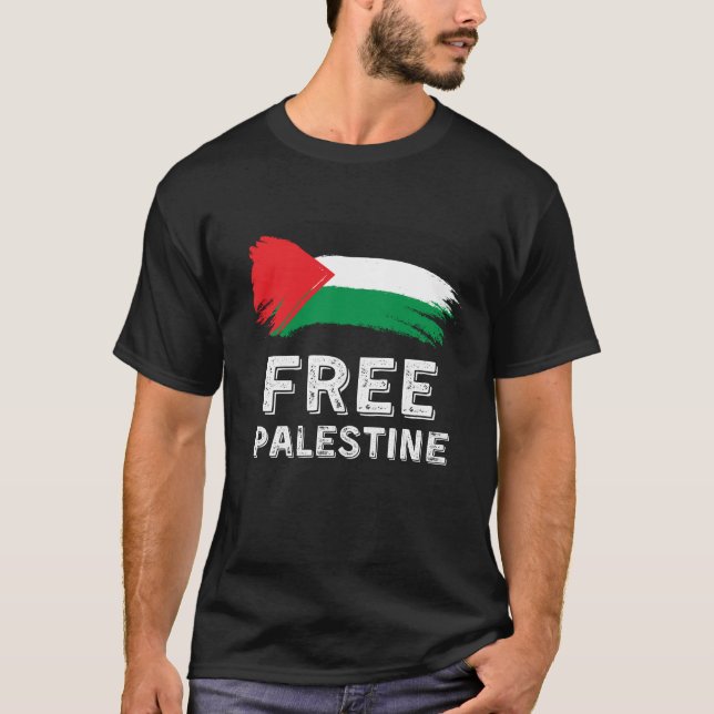 Free Palestine Free Gaza T-Shirt (Front)