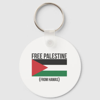 Free Palestine from Hamas Key Ring