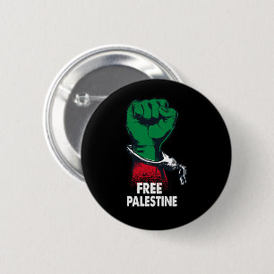 Free Palestine Gaza Genocide Palestinian Freedom 6 Cm Round Badge