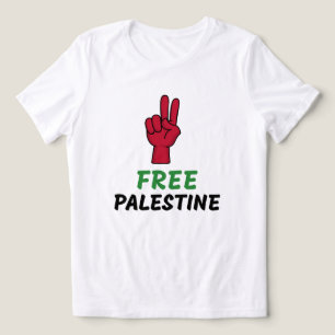 Free Palestine Gaza Genocide Tri-Blend Shirt