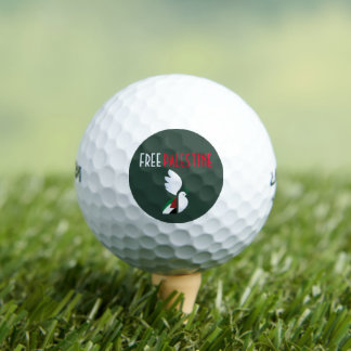 Free Palestine Golf Balls