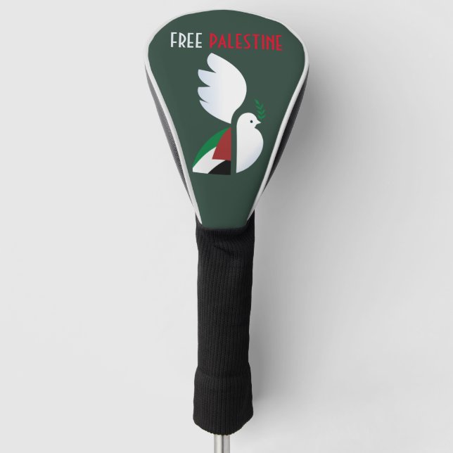 Free Palestine Golf Head Cover (Front)