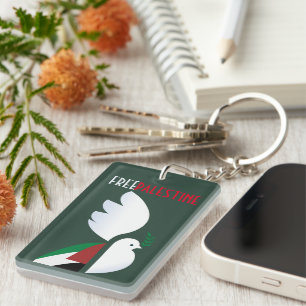 Free Palestine Key Ring