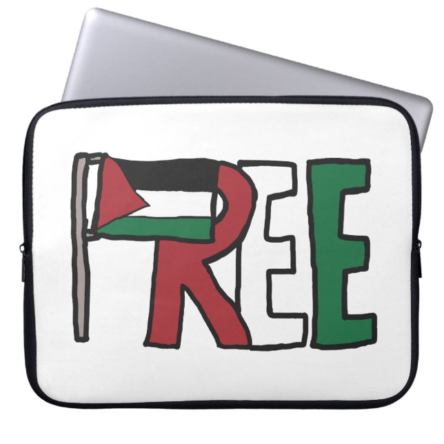 Free Palestine Laptop Sleeve (Front)