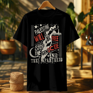 free palestine mens tshirts end apartheid 