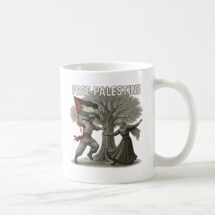 Free Palestine Mug – Roots of Resistance