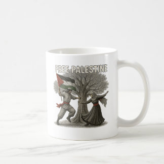 Free Palestine Mug – Roots of Resistance