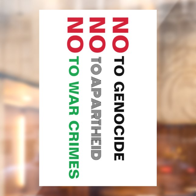 FREE PALESTINE NO TO GENOCIDE APARTHEID WAR CRIMES (Sheet 2)