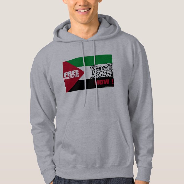Free Palestine Now! Hoodie (Front)