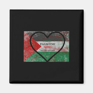 Free Palestine Now Sticker Magnet