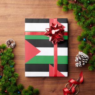 FREE PALESTINE PALESTINE FLAG WRAPPING PAPER