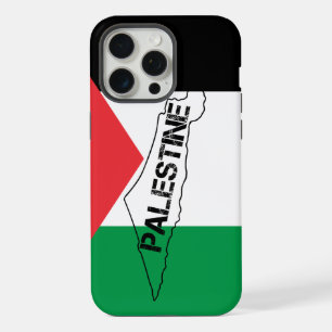 Free Palestine Palestine Map on Palestine Flag iPhone 15 Pro Max Case