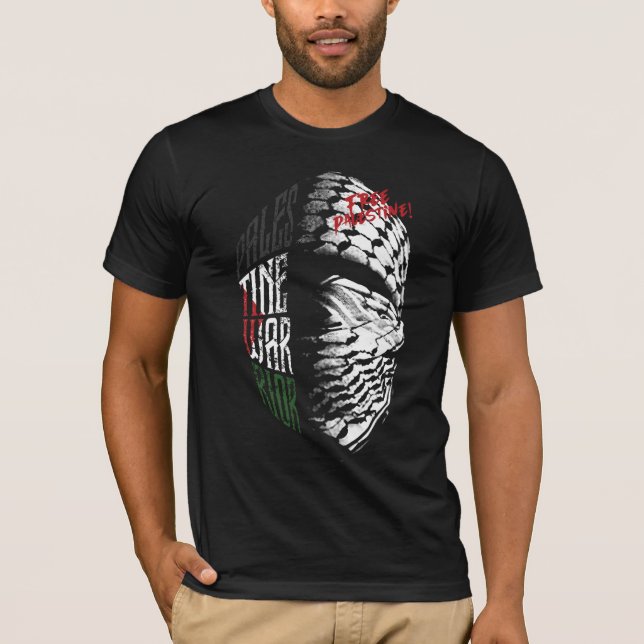 Free Palestine "Palestine Warrior" t-shirt (Front)