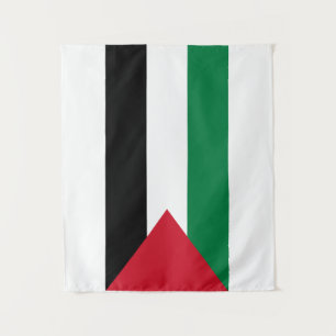 Free Palestine - Palestinian Flag (علم فلسطين) Tapestry
