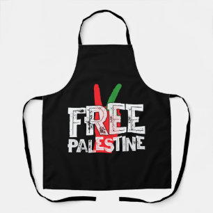 Free Palestine Palestinian Patriotic Ceasefire Tee Apron