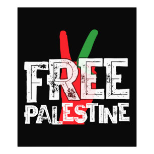 Free Palestine Palestinian Patriotic Ceasefire Tee Photo Print