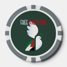 Free Palestine Poker Chips – Political Statement 