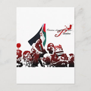 FREE PALESTINE POSTCARD