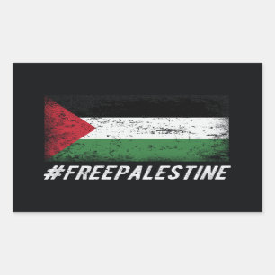 Free Palestine Rectangular Sticker