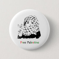 Free Palestine rounded buttom