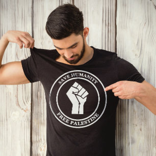 Free Palestine,  Save Humanity, Solidarity T-Shirt