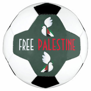 Free Palestine Soccer Ball