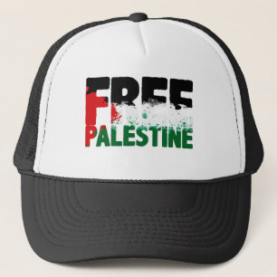 FREE PALESTINE STOP WAR IN GAZA TRUCKER HAT
