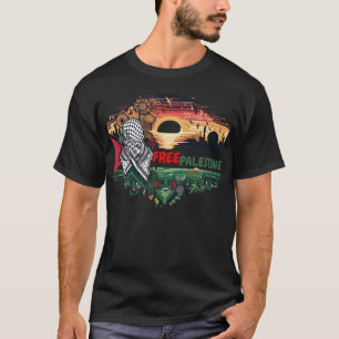 Free Palestine: Support Human Rights & Equality T-Shirt