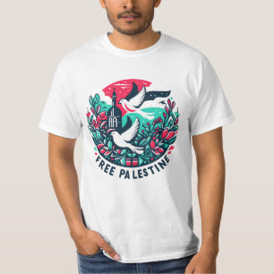 Free Palestine: Support Human Rights & Equality T- T-Shirt